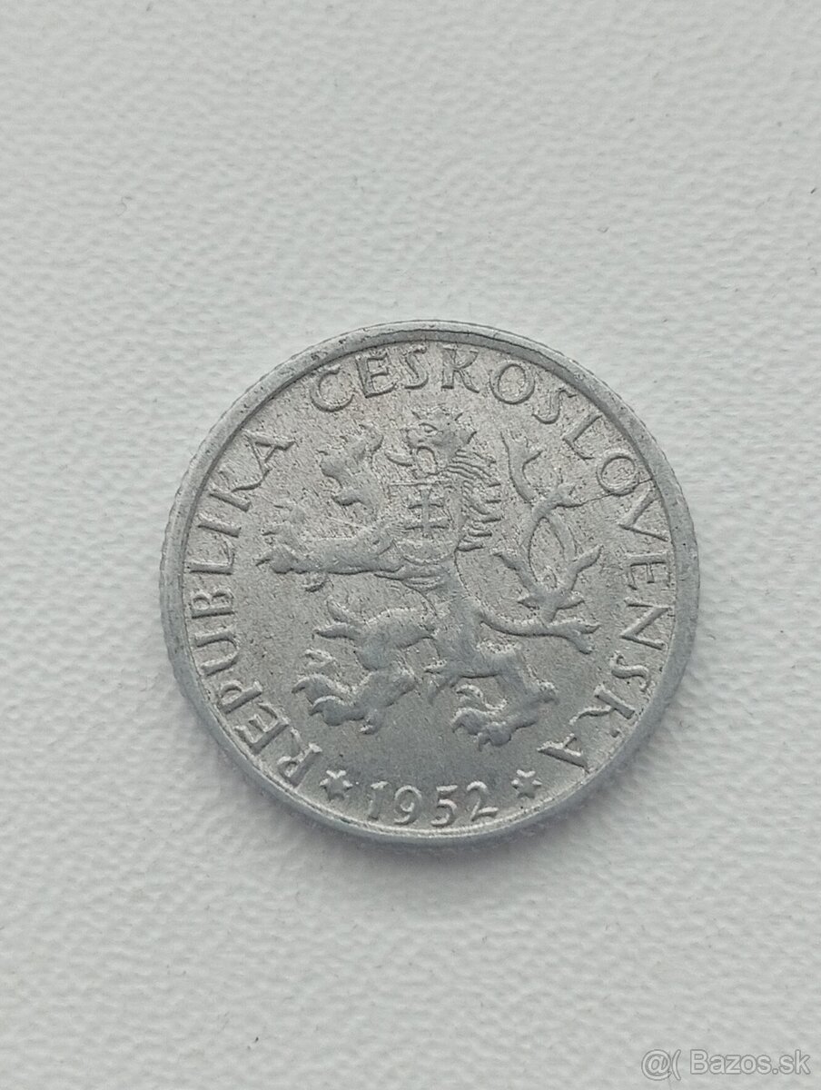 Československe 1 kčs mince - 4