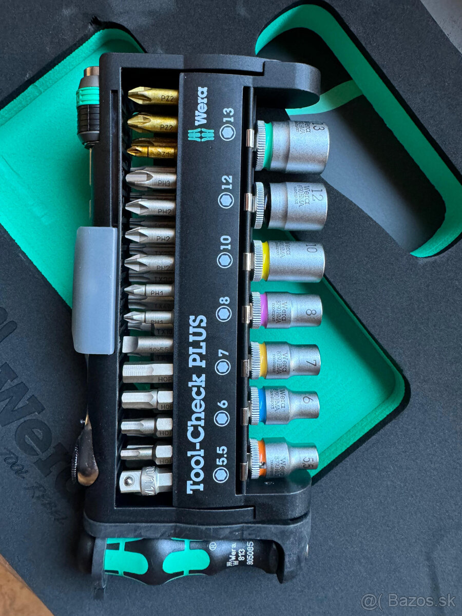Wera náradie 1/4" Tool-Check Plus + podložka pod kolená Wer - 4