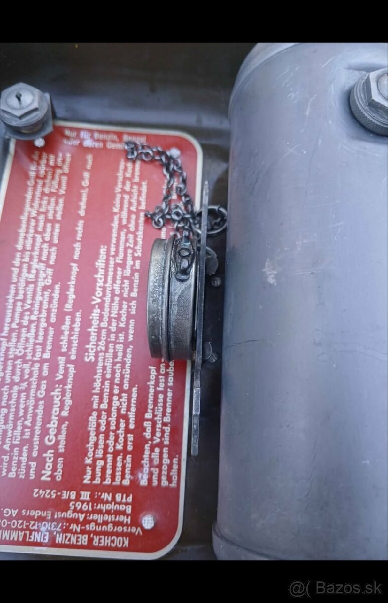 Enders No. 9061 – nemecký vojenský benzínový varič - 4