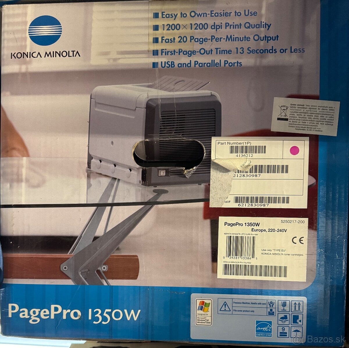 Tlačiareň Konica Minolta PagePro 1350W - 4