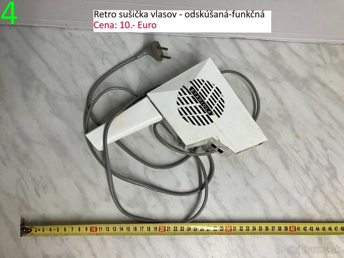Retro žehličky varič kávovar a ventilátor - 4