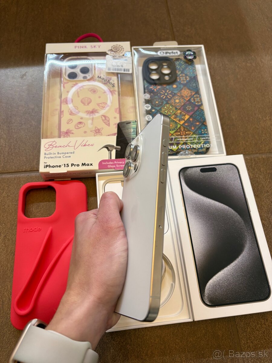 IPhone 15 Pro Max 256GB White Titanium - 4