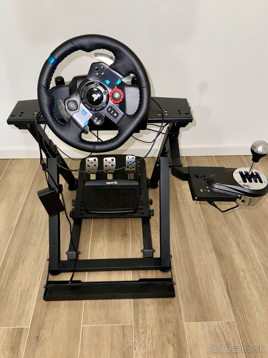 Kompletný Sim Racing Set: Logitech G29/G920 + Radiaca páka + - 4