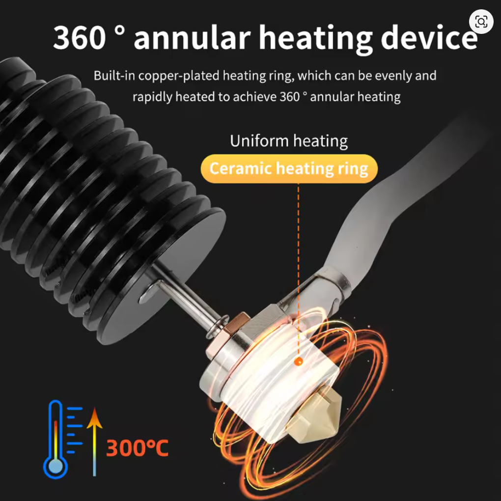 E3D V6 Hotend 24V 50W Ceramic - 4