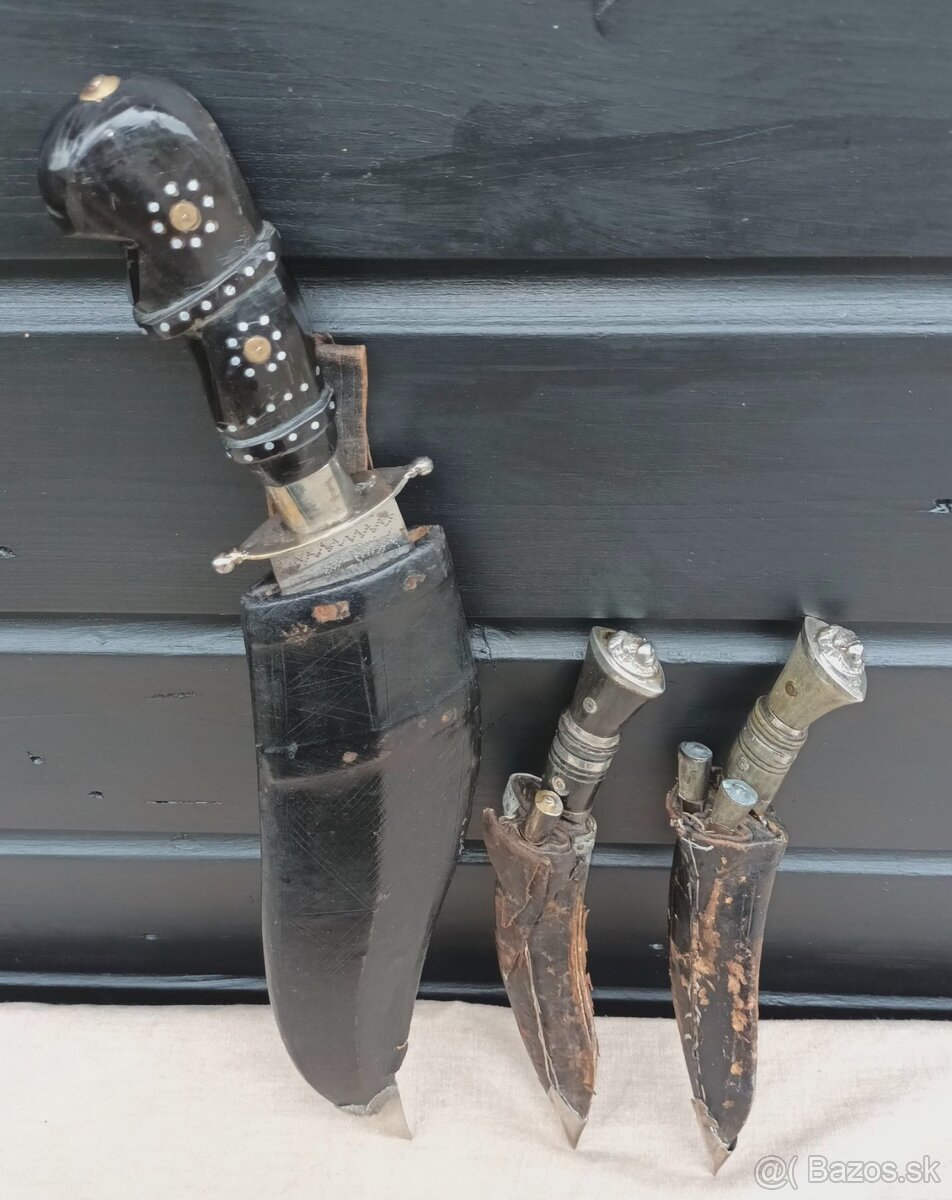 Zbierka vojenských Kukri nožov - regiment Gurkha - NEPÁL - 4