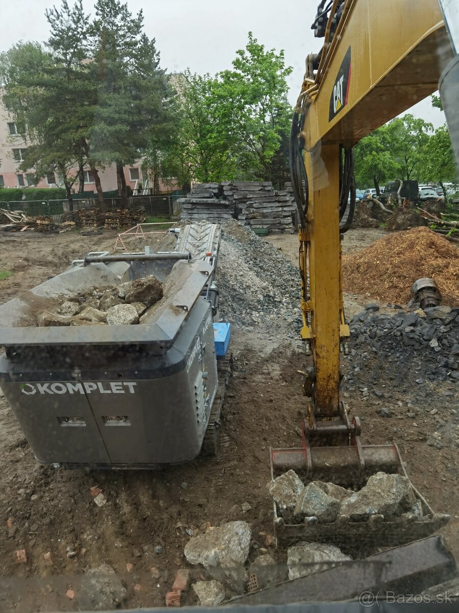 Drvenie stavebného odpadu, recyklácia odpadu R5,R12 - 4