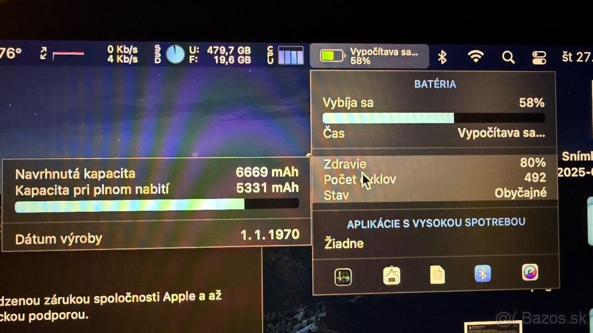 Predam macbook Pro 15" 2016 16gb 500GB Space Gray TOP STAV - 4