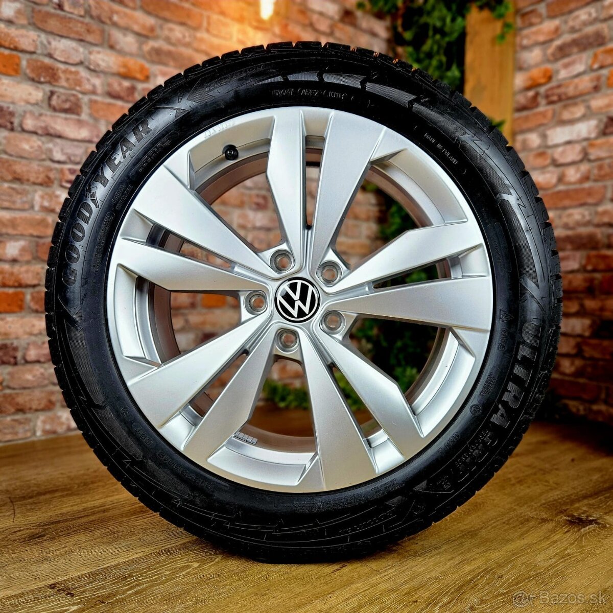 Alu R18 5x112 orig. VW ID.3 + zimné 215/55R18 TOP STAV - 4
