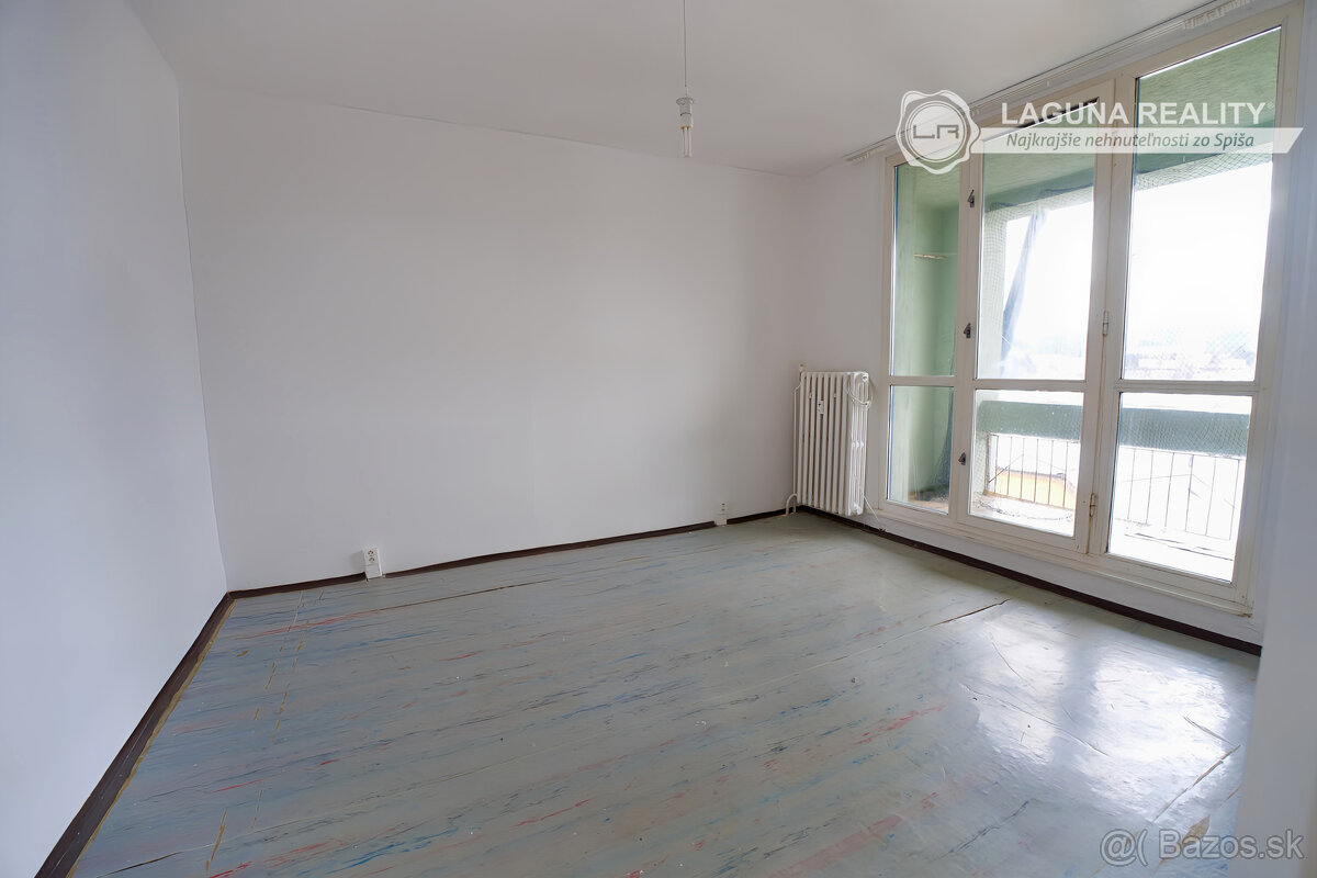 Slnečný byt 2+1 s loggiou v centre, Banícka ul., Sp. N. Ves - 4