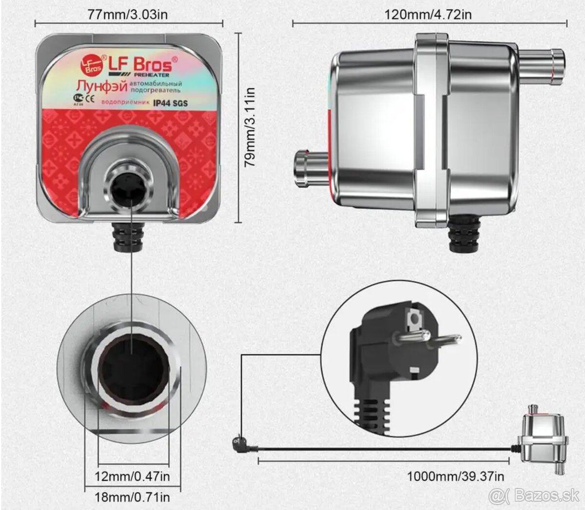 elektricky ohrev motora 230v 1.5kw - 4