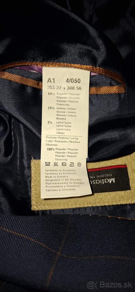 Pánsky oblek na vysokú postavu - 4