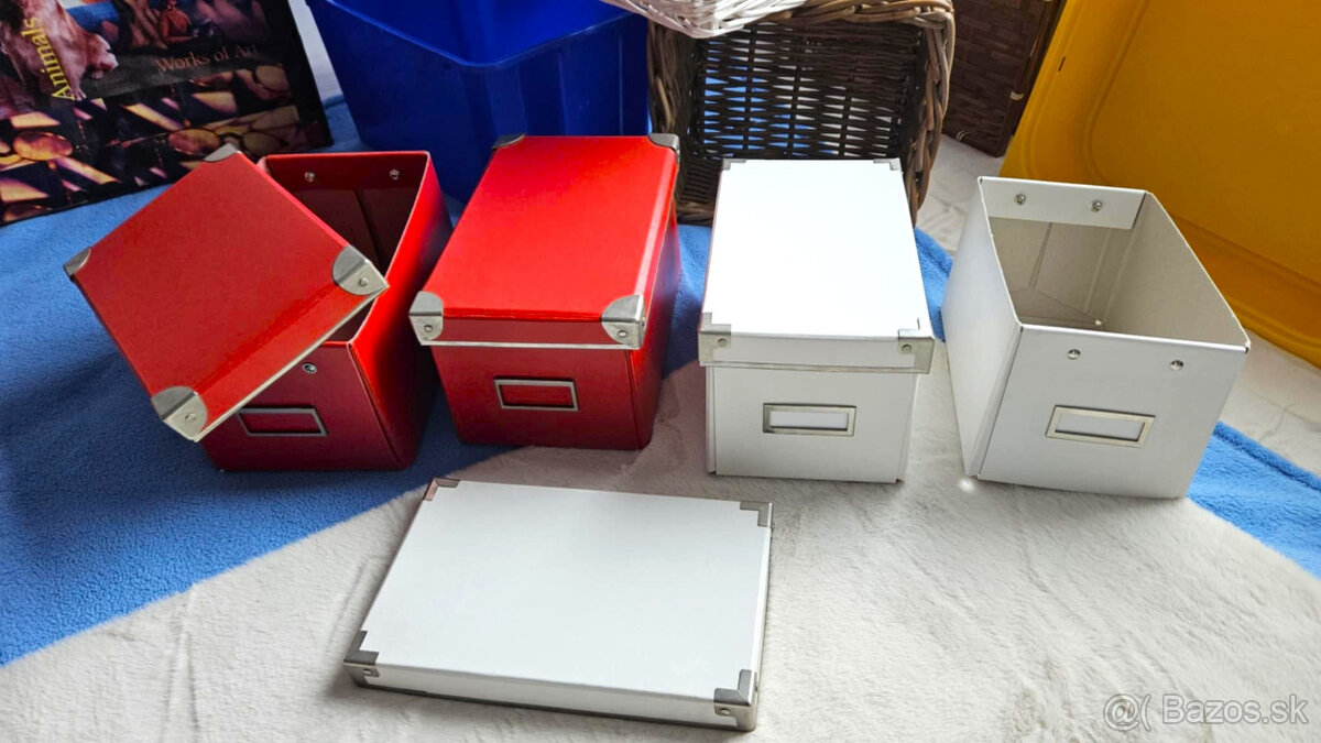 krabice, ulozne boxy, kosiky - mix - 4