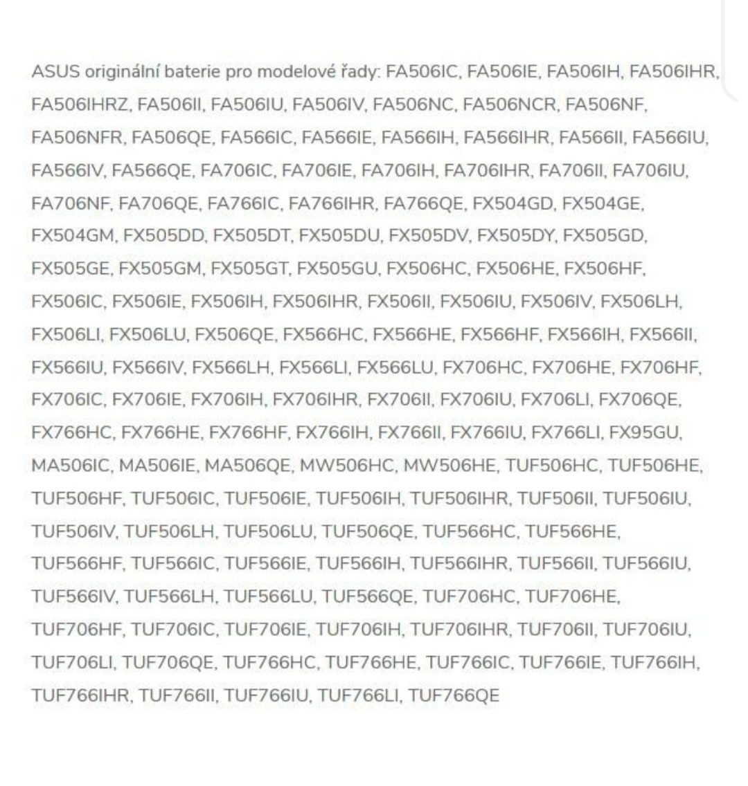 Batéria B31N1726 pre notebooky Asus TUF, Asus ROG - 4