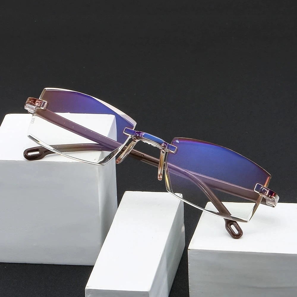 Lacné slnečné okuliare hnedé - 4