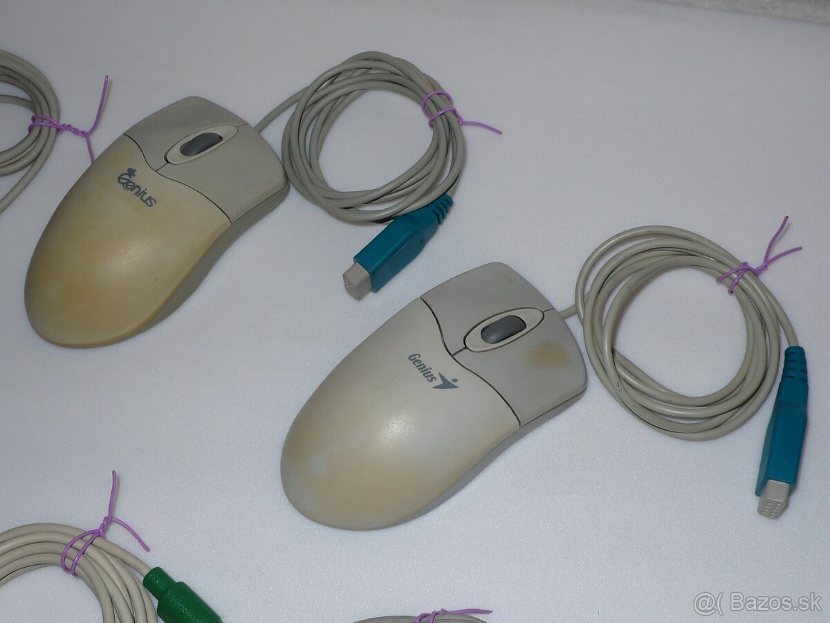 Predám Retro myši na serial, PS/2, a USB port - 4
