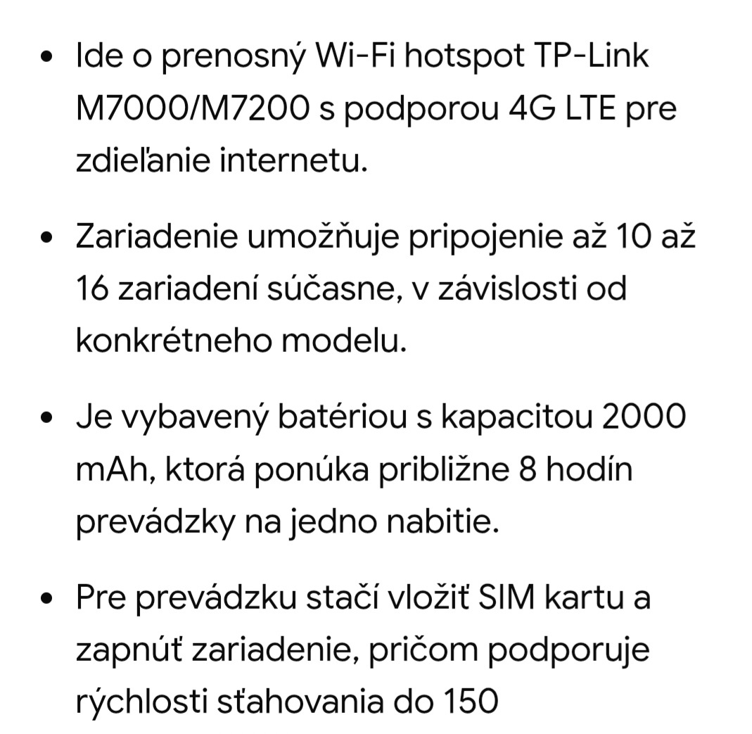 TP Link wifi 4G - 4