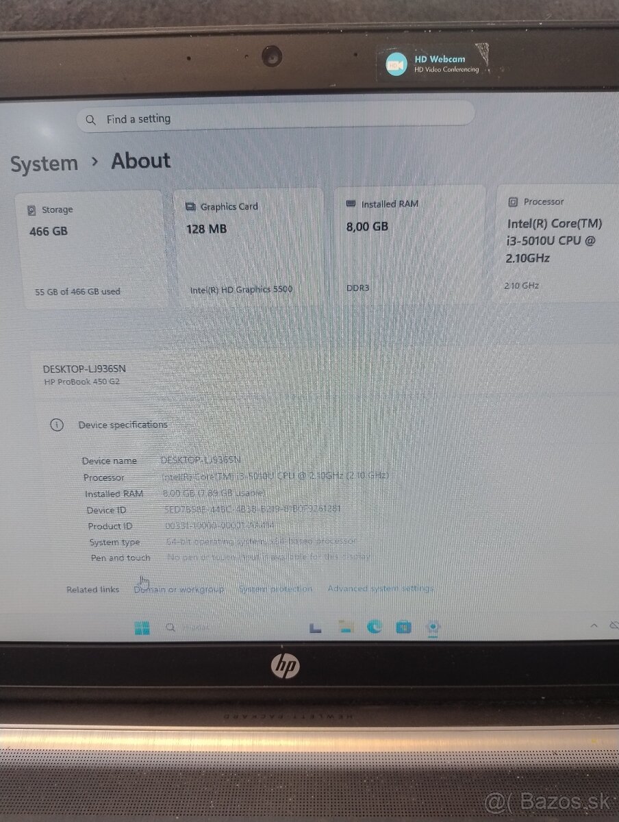 Hp probook 450 G2 - 4