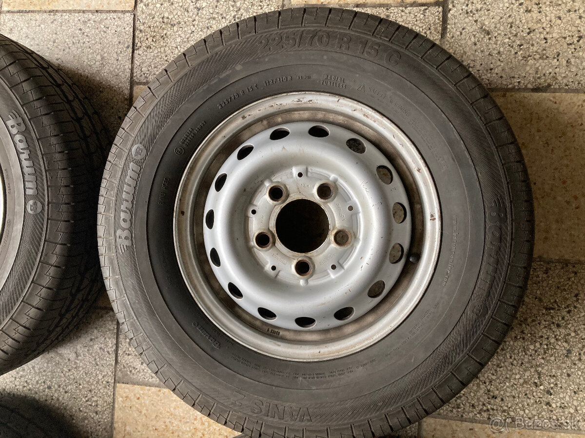 disky R15 5x130 vč. pneu - 4