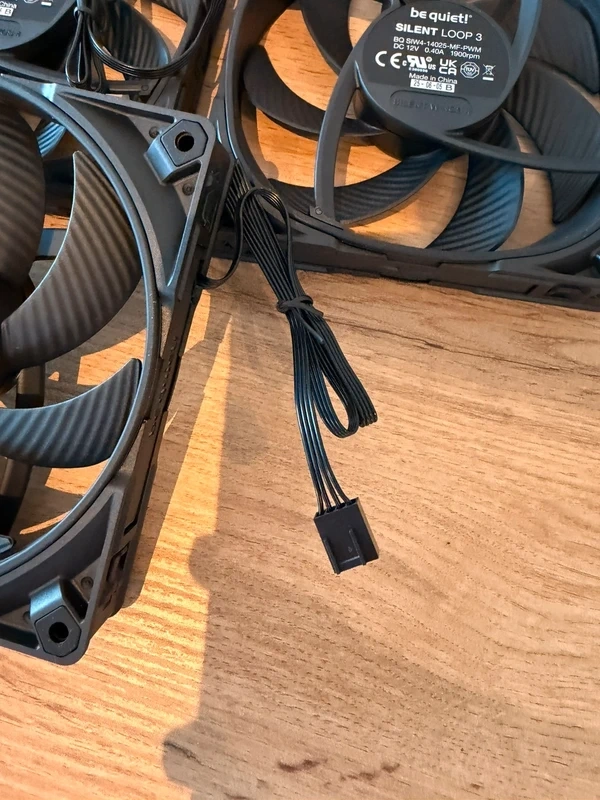 3x Tichý PC ventilátor Be Quiet 140mm - 4
