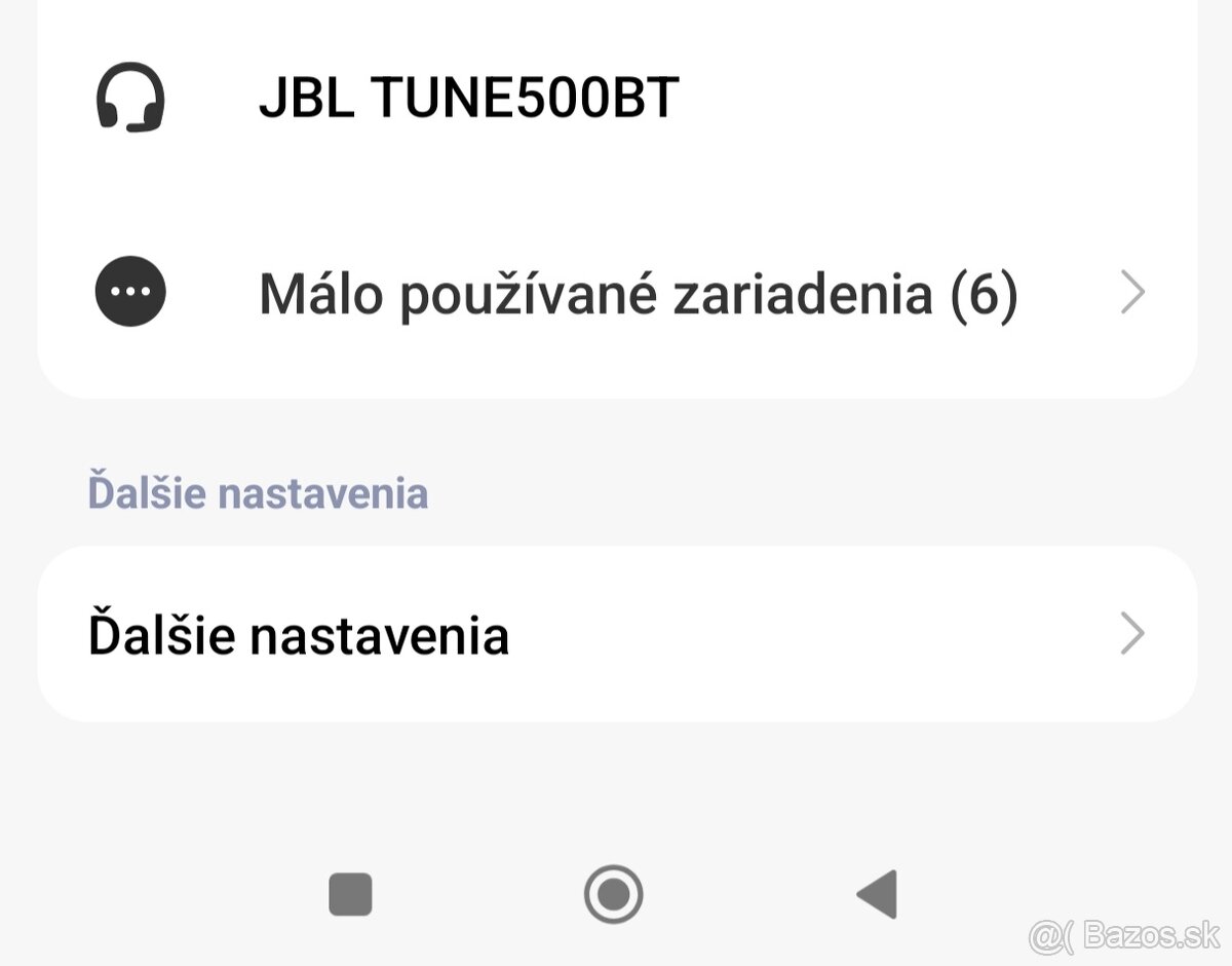 Predám bluetooth slúchadlá JBL TUNE500BT - 4