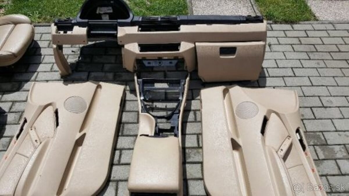 bmw x5 e53 komplet interier hnedy nepotrhany - 4