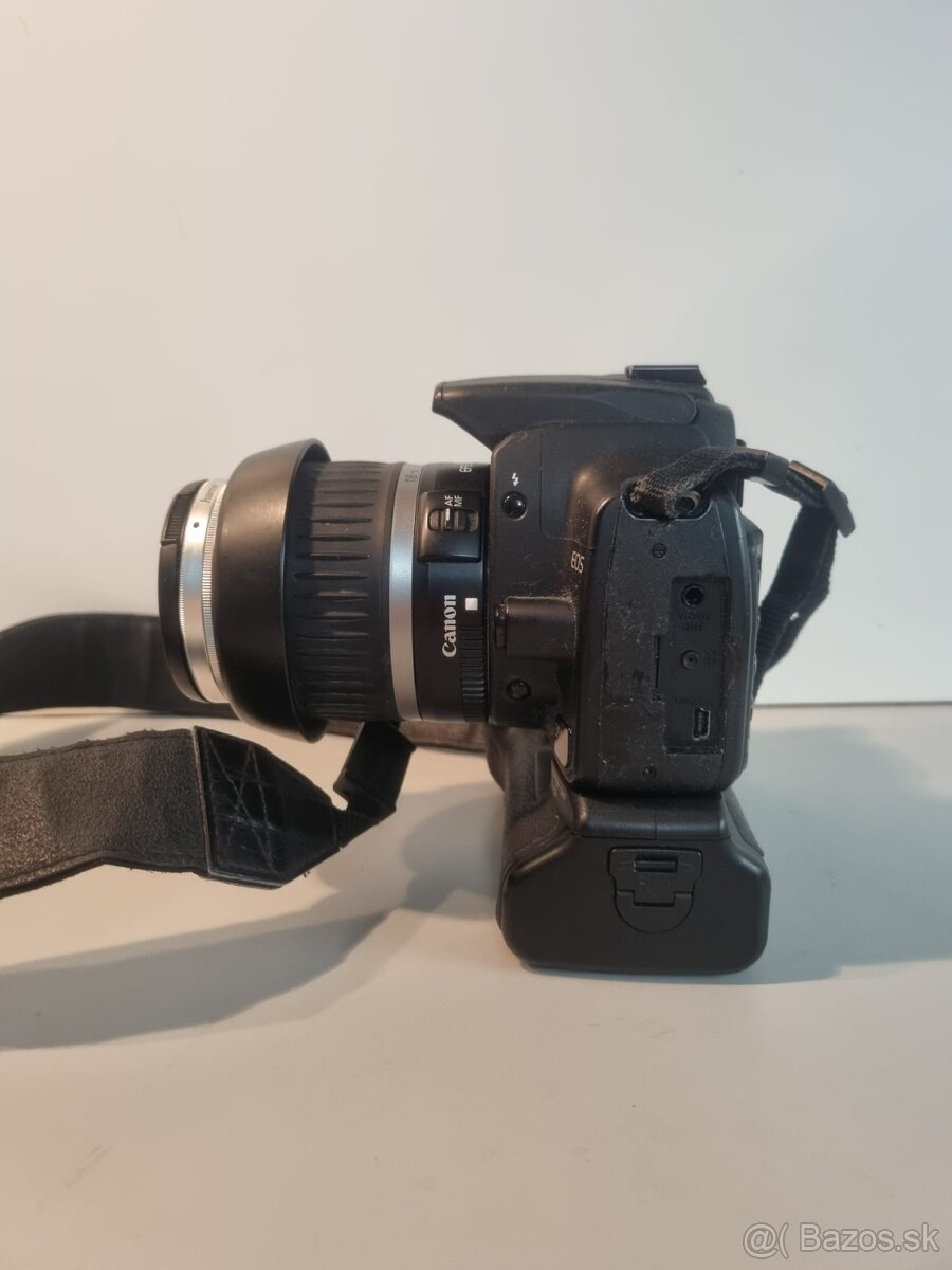 Canon EOS 350D s battery gripom, objektívom a filtrom - 4