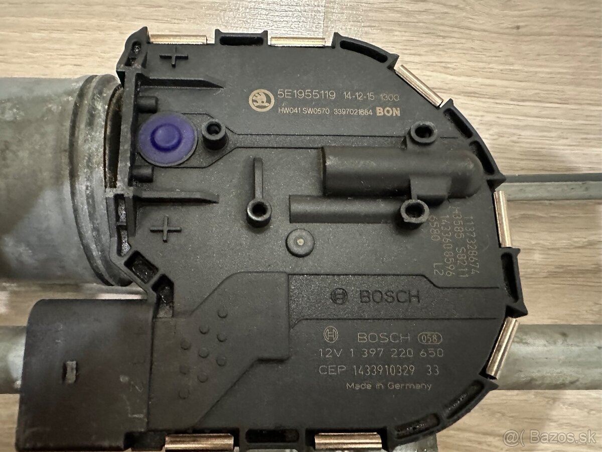 Škoda Octavia 3 motorček stieračov pantograf - 4