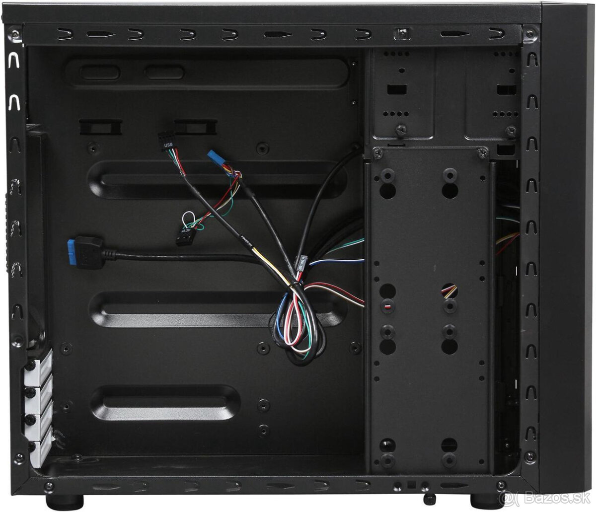 Fractal Design Core 1000 Black Micro ATX cierna / black - 4
