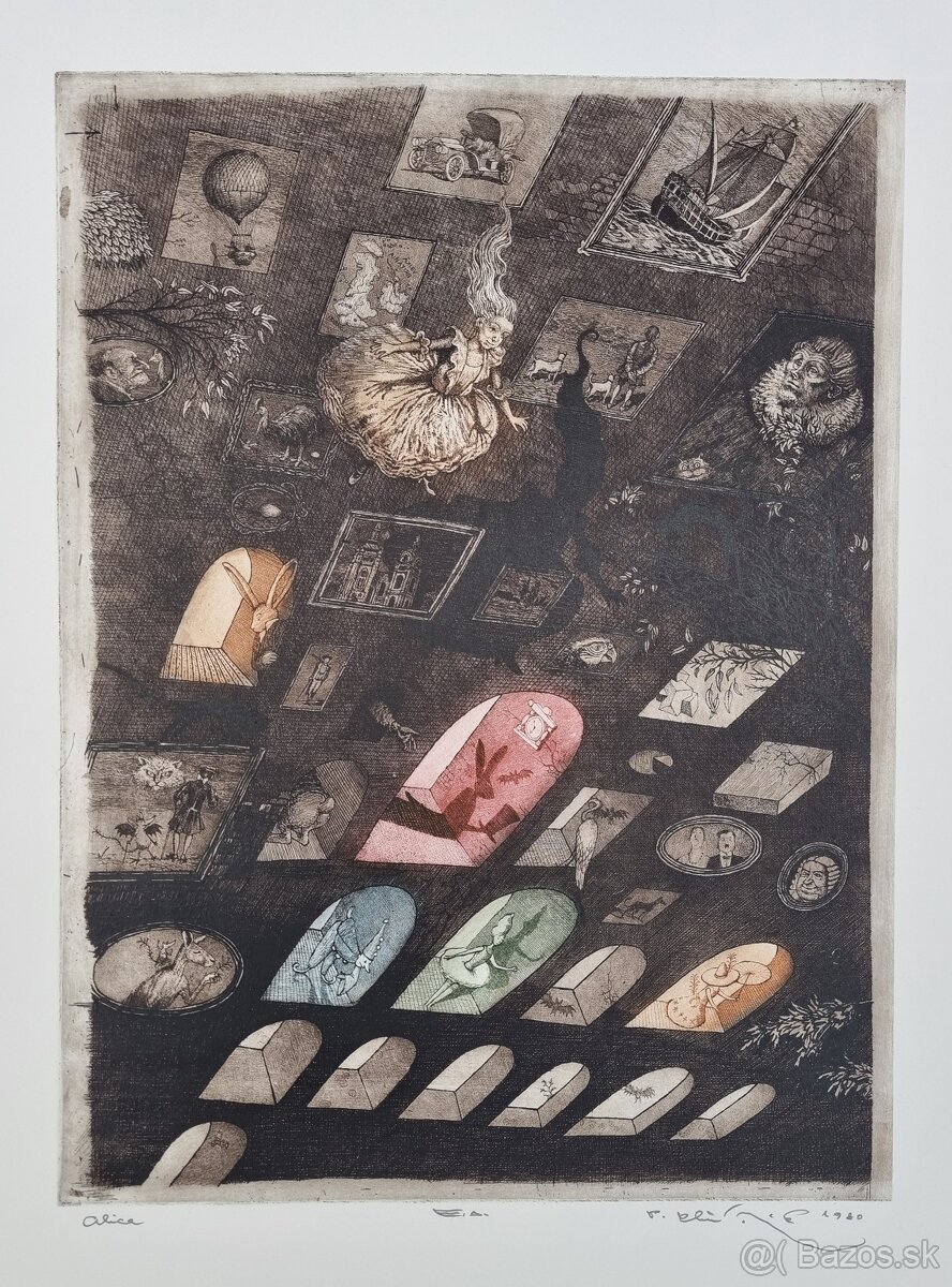 Predám grafické práce Petra Kľúčika. - 4