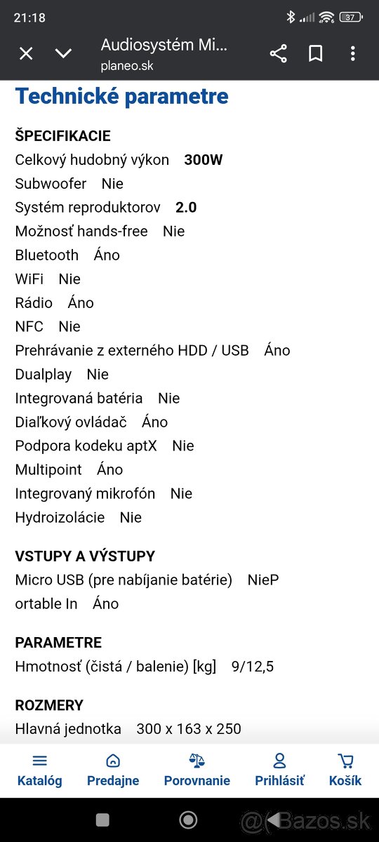 LG XBOOM CK 43 Audiosystém - 4