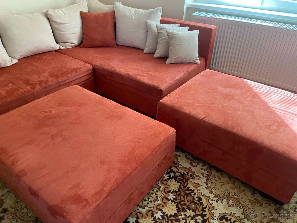 Rohová sedacia súprava - 4