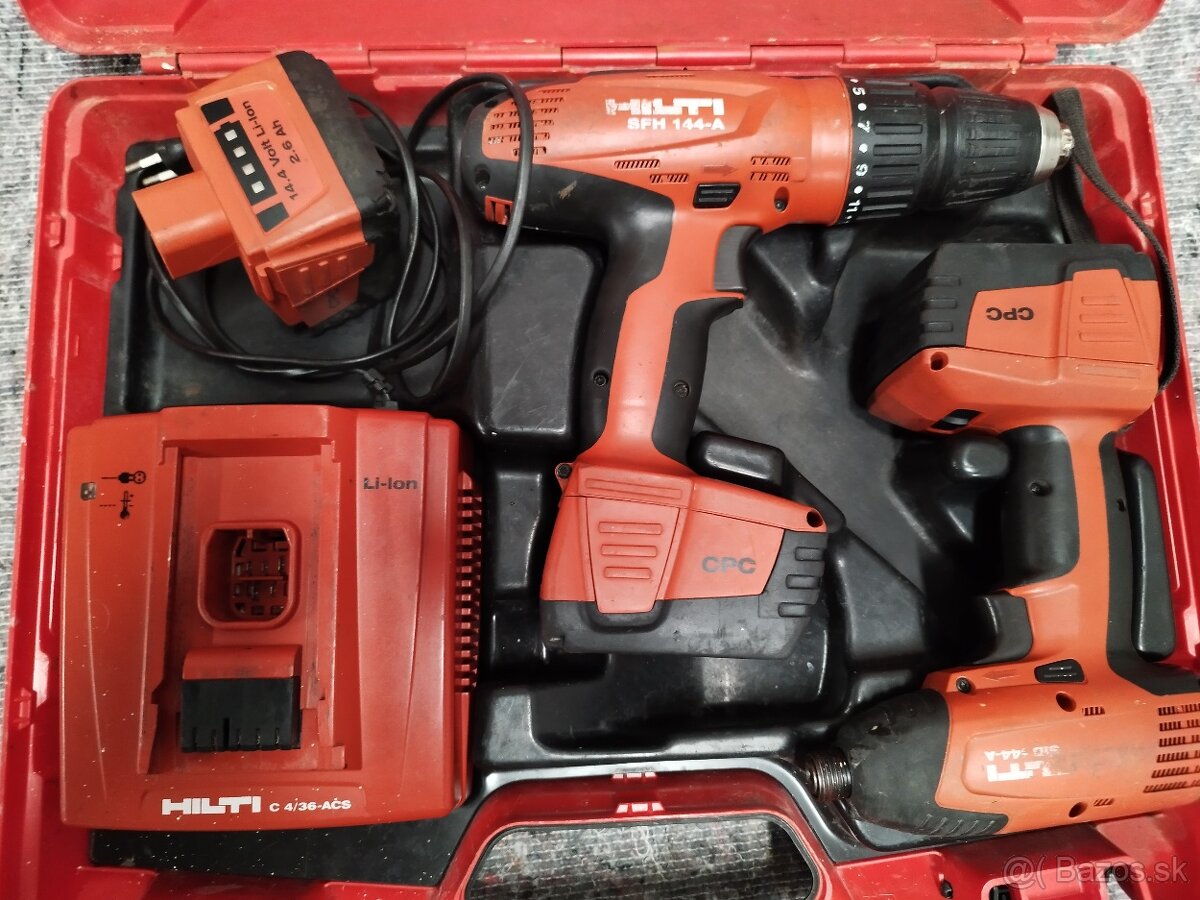 Hilti SFH 144-A SID 144-A skrutkovac s príklepom a razovy - 4