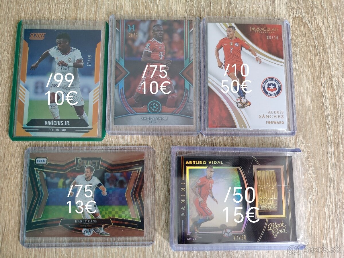 Limitované futbalové karty - 4