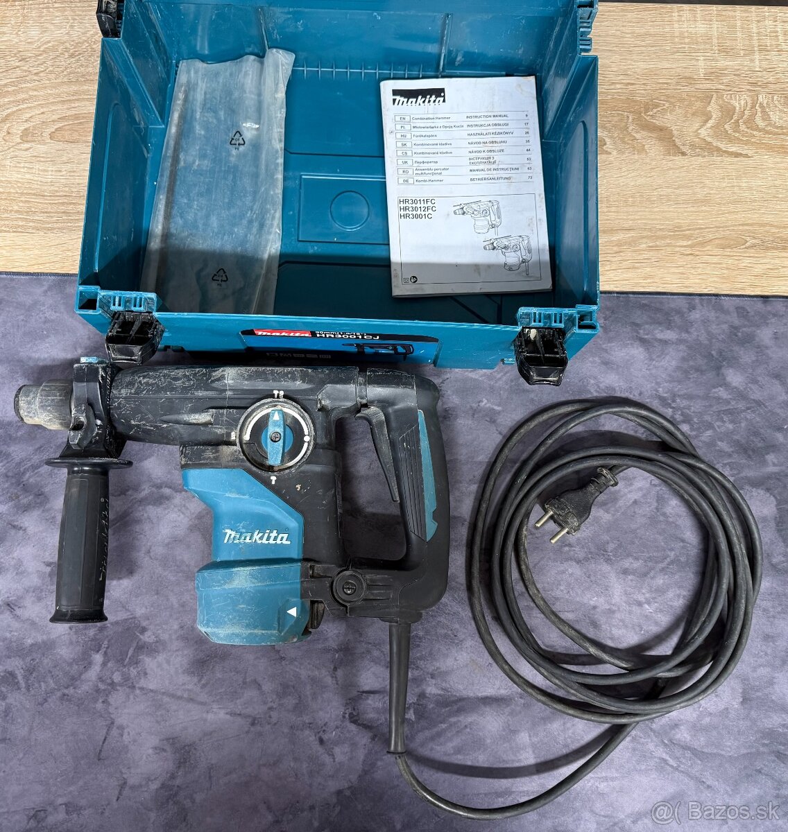 Kombinované kladivo Makita HR3001CJ - 4