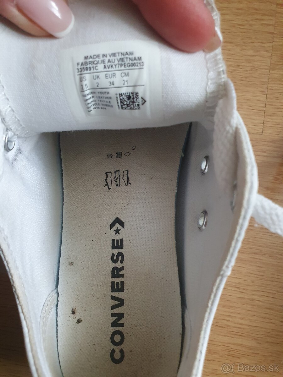 Kožené tenisky č. 34 Converse - 4