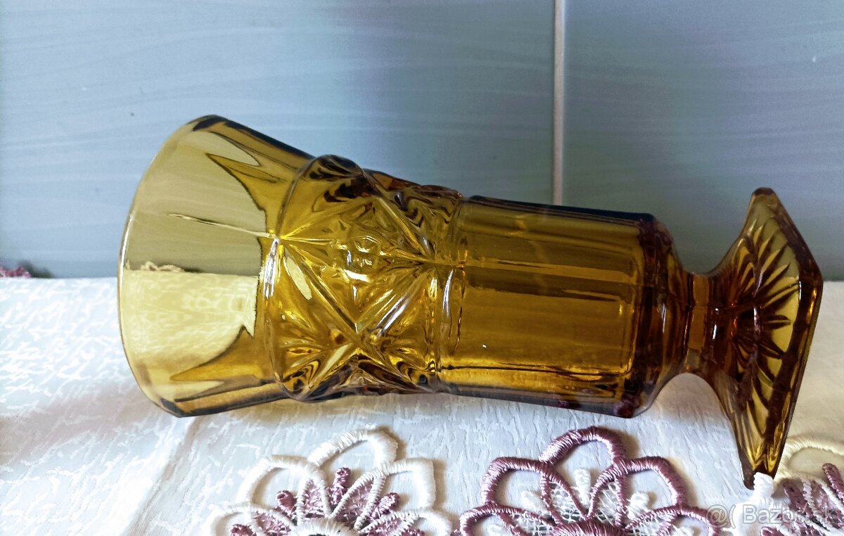 Retro sklenené vázy - 4