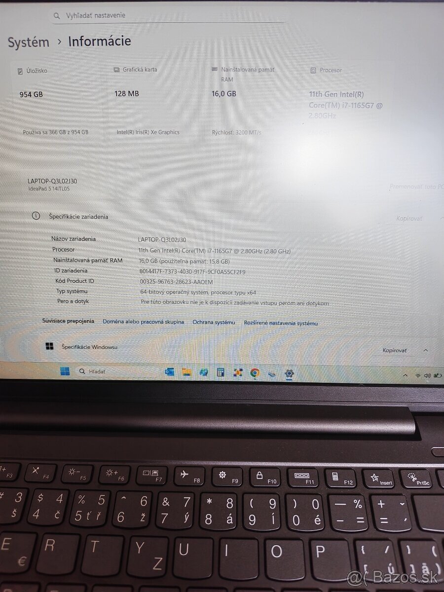 LENOVO IdeaPad 5 14ITL05 Platinum Grey - 4