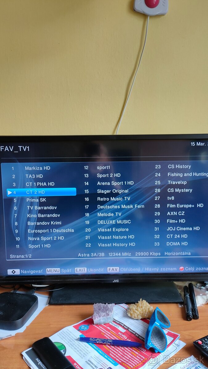 Satelit. prijímače SKYLINK, balík SMART,2ks,parabola,káble - 4