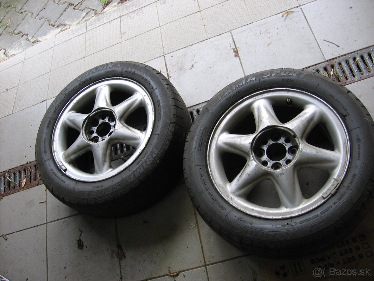 Prodám disky 6Jx15, H2-43 - Fiat, 4x98 (asi Fiat Brava) - 4