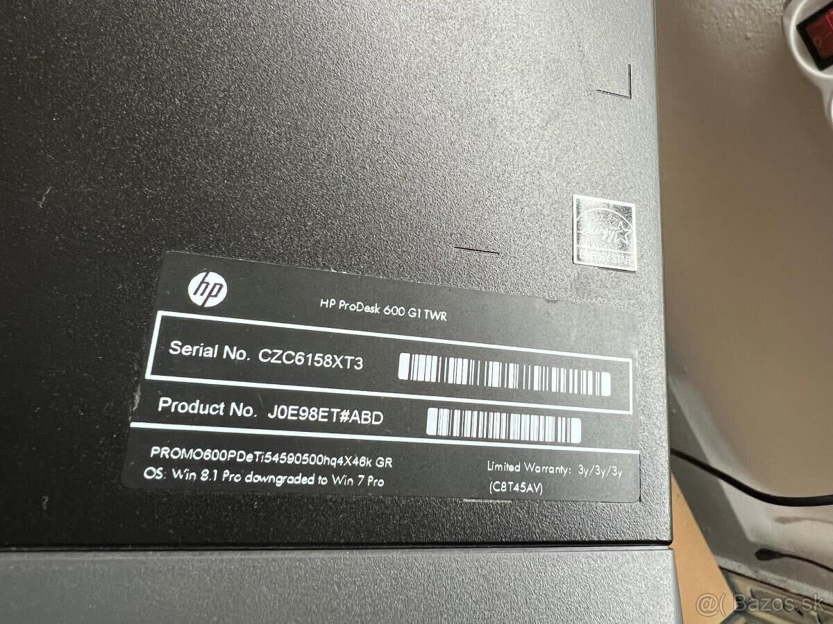 Predám pokazený počítač HP ProDesk 600 G1 TWR - na diely. - 4