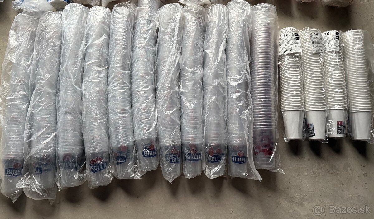 Plastové pohare, - 4