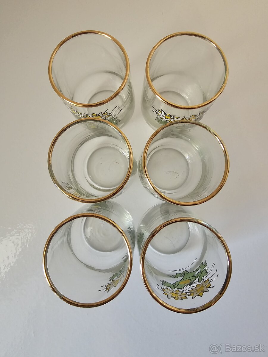 Retro poháre Rákosníček set 6ks - 4