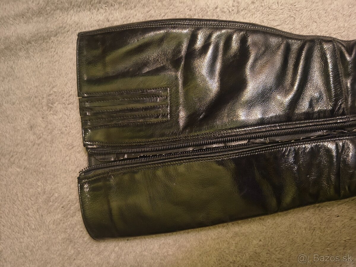 Kožené Čižmy na platforme veľ.39 ( širšie lýtka ) - 4