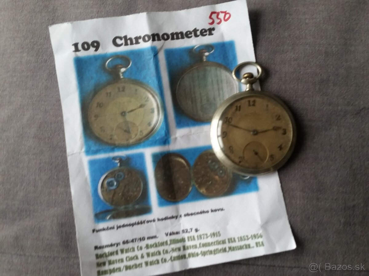 Vreckove hodinky Chronometer - 4