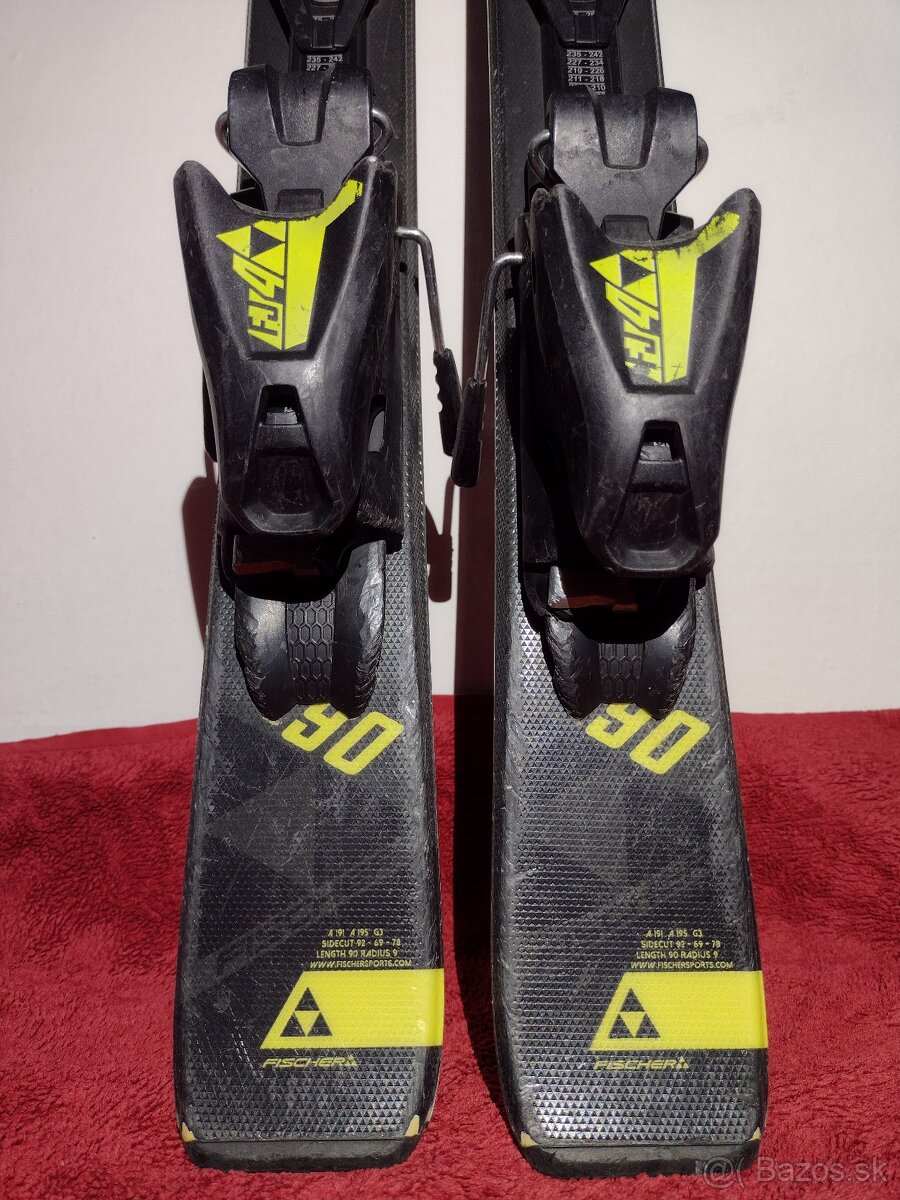 Predám detské lyže Fischer RC 4 race 90 cm - 4