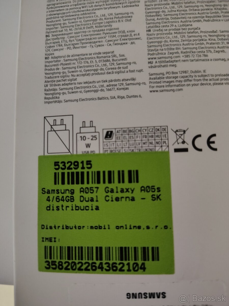 Predám Samsung Galaxy A05s - 4