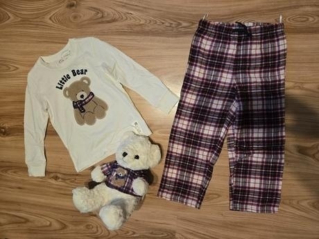 Vianočné pyzamo 110+ plysak - 4