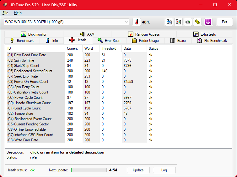 HDD 3,5" Western Digital 1TB SATA WD1001FALS - WMATV3388576 - 4