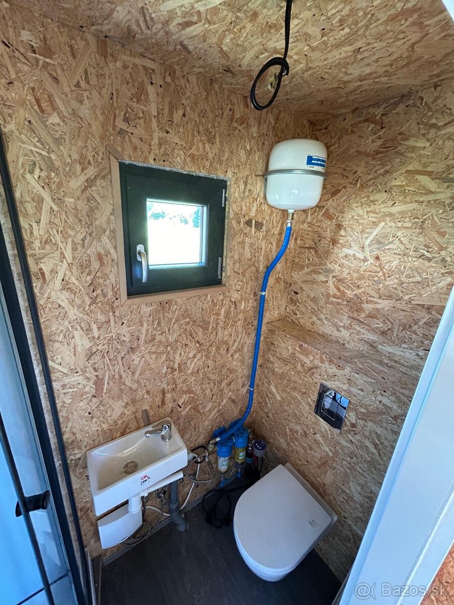 Drevodomček "tiny house" - chata, chalupa, rybárska chatka - 4