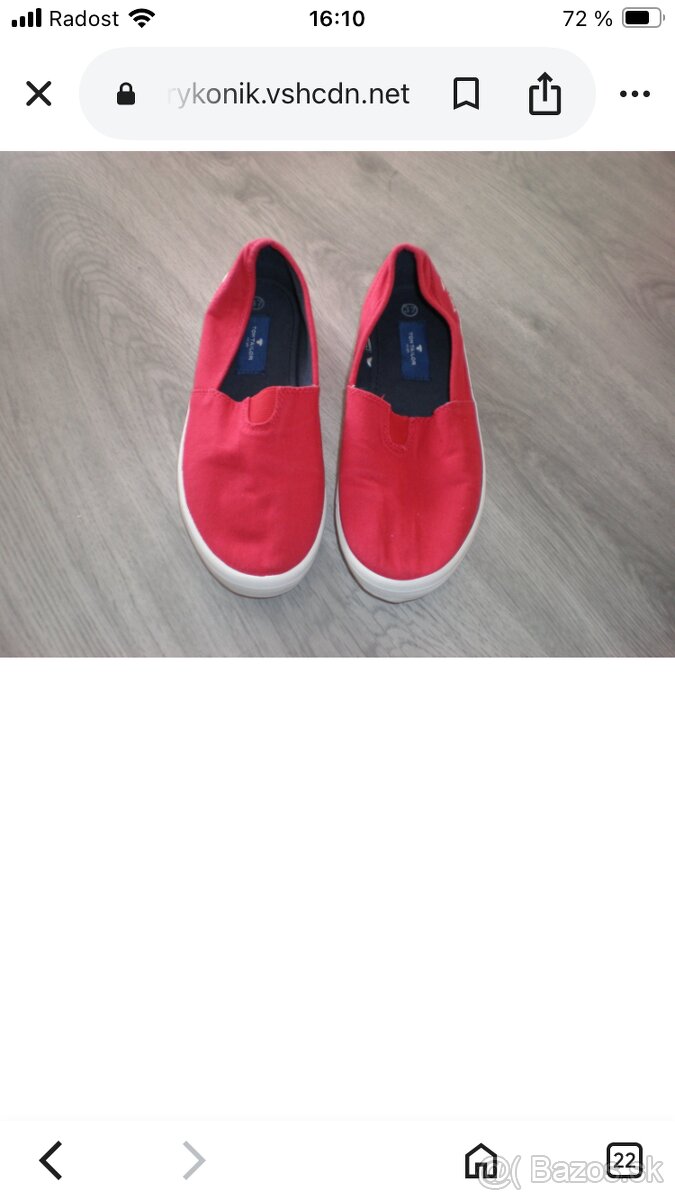 Slip-on tenisky Tom Tailor, veľ.37 - 4